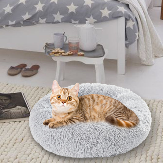 Soft Donut Bed for Dogs and Cats – Washable & Ultra Comfortable 🐾✨